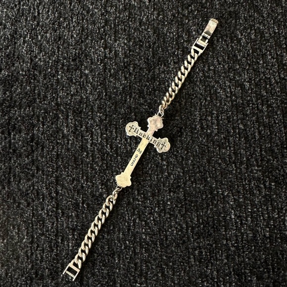 Rocking Ag // Sterling Silver Cross bracelet for woman - Picture 5 of 16
